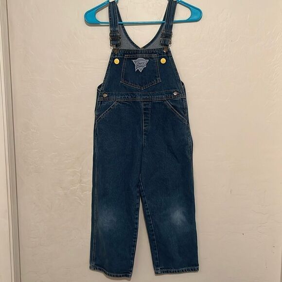 Vintage Baby Guess Blue Denim Overalls - Picture 1 of 12